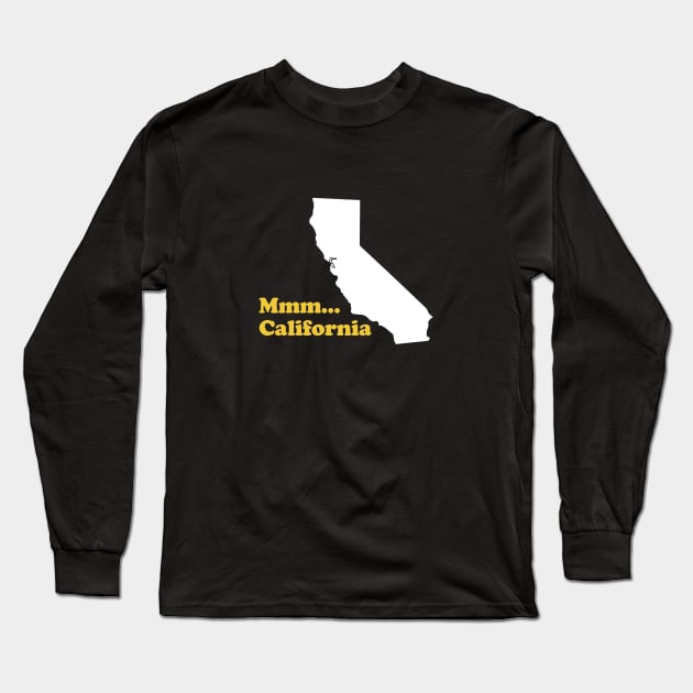 Mmm... California Long Sleeve T-Shirt by BodinStreet